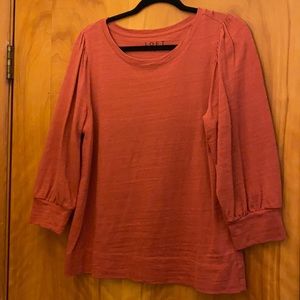 Puff sleeve sweatshirt